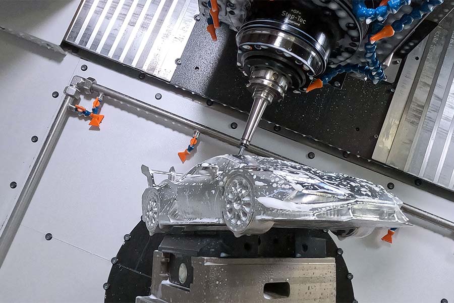 CNC Machining of a Lamborghini